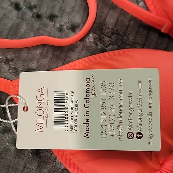 MILONGA Bikini Triangle top with Removable Pads - Picture 4 of 7